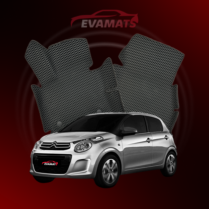 Автоковрики EVAMATS для Citroen C1 2 gen 2014-2022 р. ХЭТЧБЕК 5 дв.