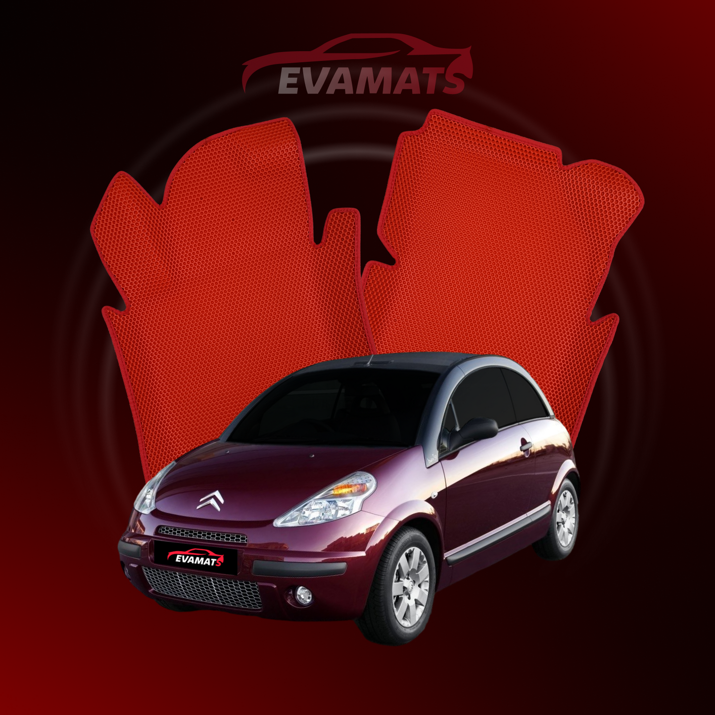 Автоковрики EVAMATS для Citroen C3 1st gen 2002-2009 CABRIOLET