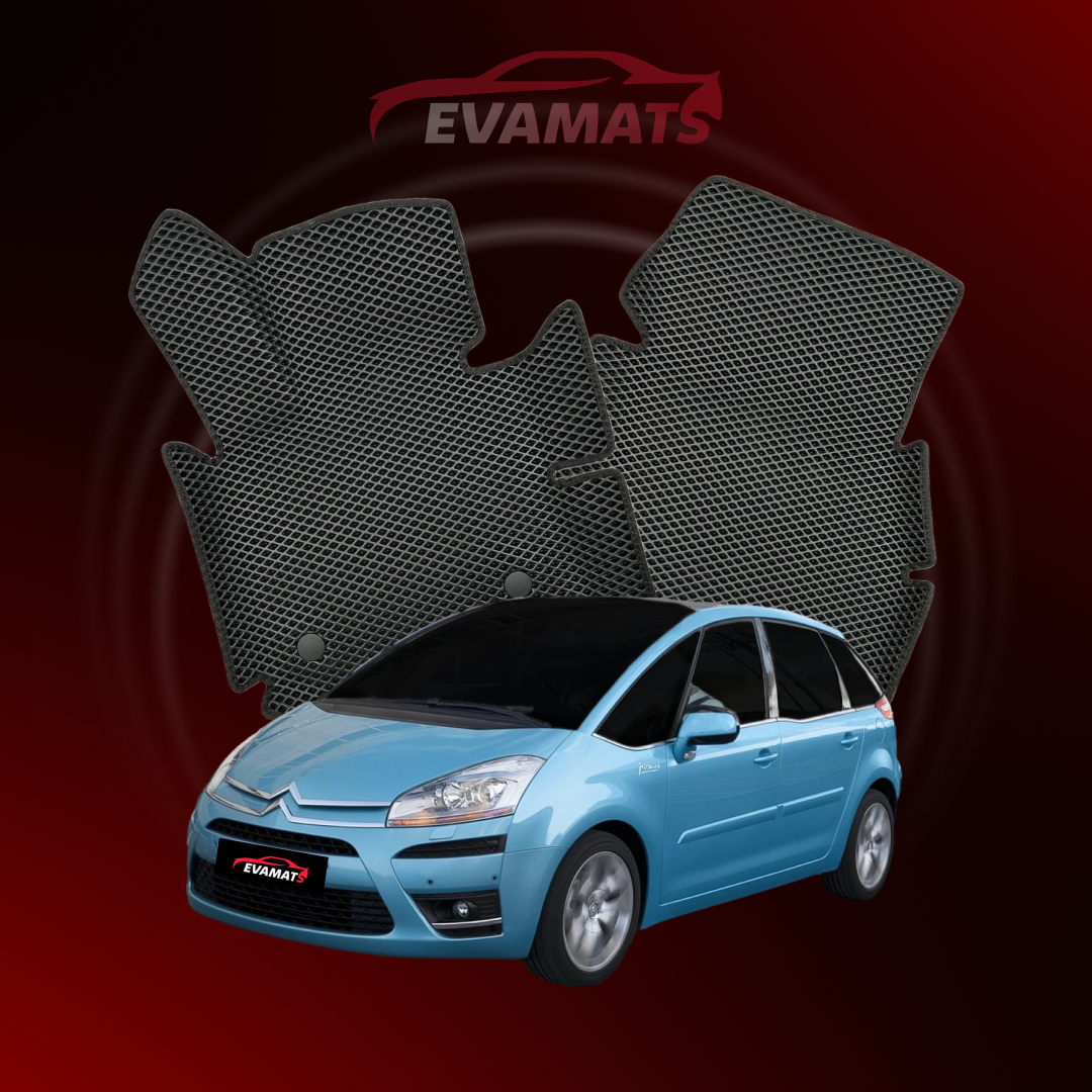 Dywaniki samochodowe EVAMATS do Citroen C4 Picasso 1 gen 2006-2013 rok MINIVAN 5 osobowy