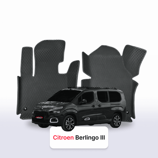 Коврики EVAMATS для Citroen Berlingo 3 поколения 2018-2025 года выпуска МИНИВЭН LONG