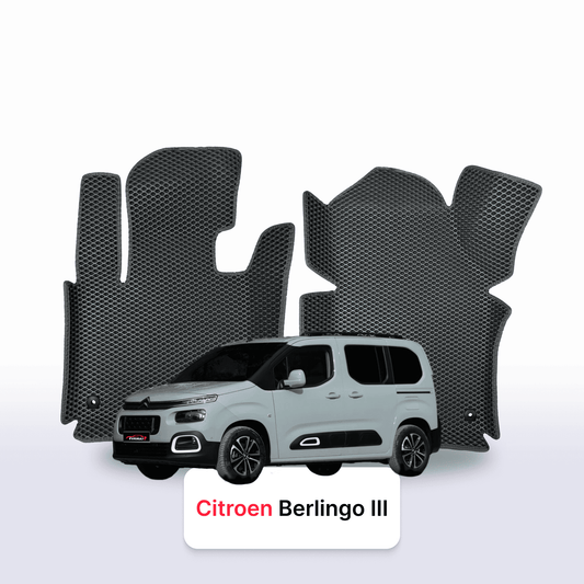 Коврики EVAMATS для Citroen Berlingo 3 поколения 2018-2025 года выпуска МИНИВЭН SHORT