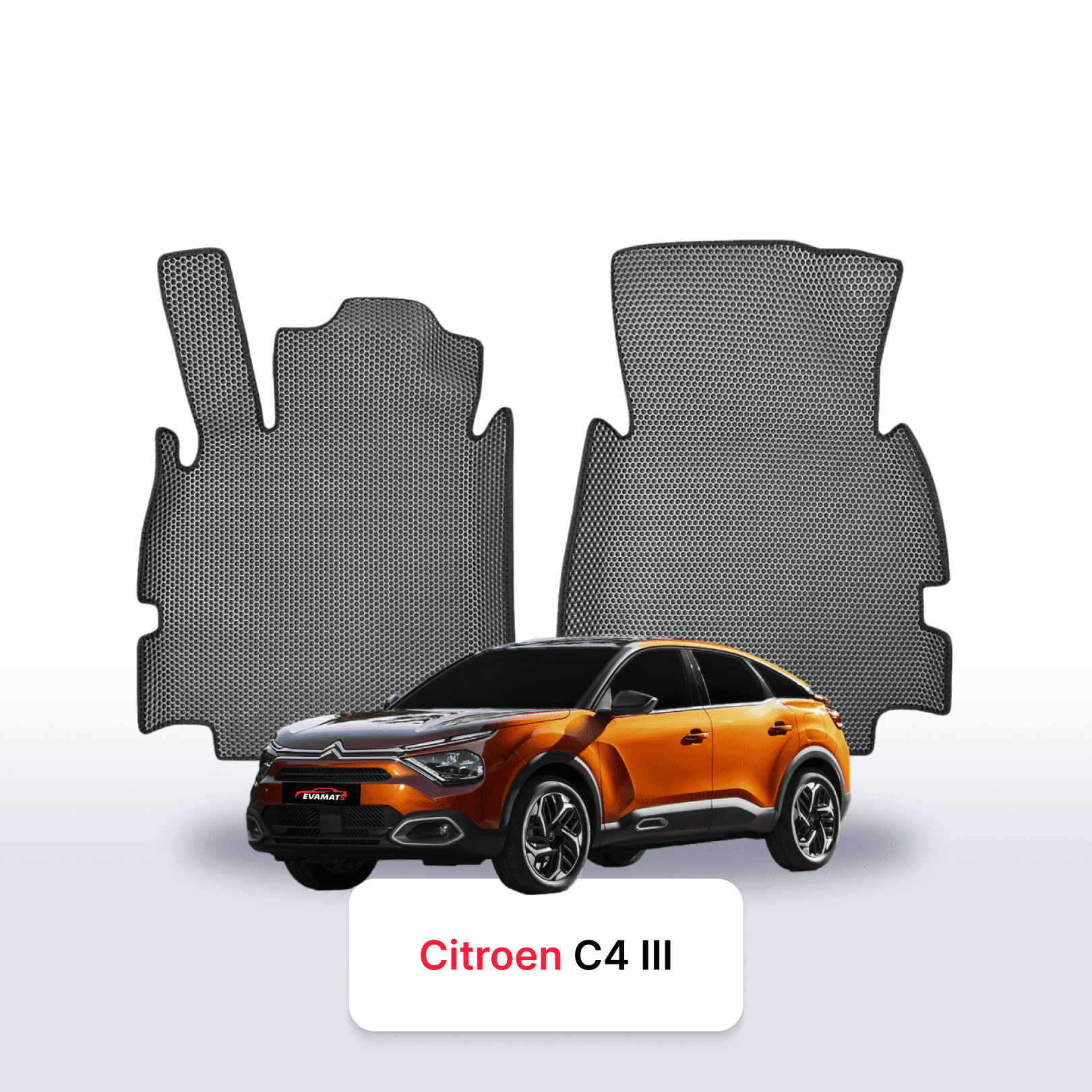 EVA Dywaniki samochodowe od EVA MATS 3D do Citroen C4 3 gen 2020-2030 rok Hatchback MHEV + Podpiętka EVAMATS