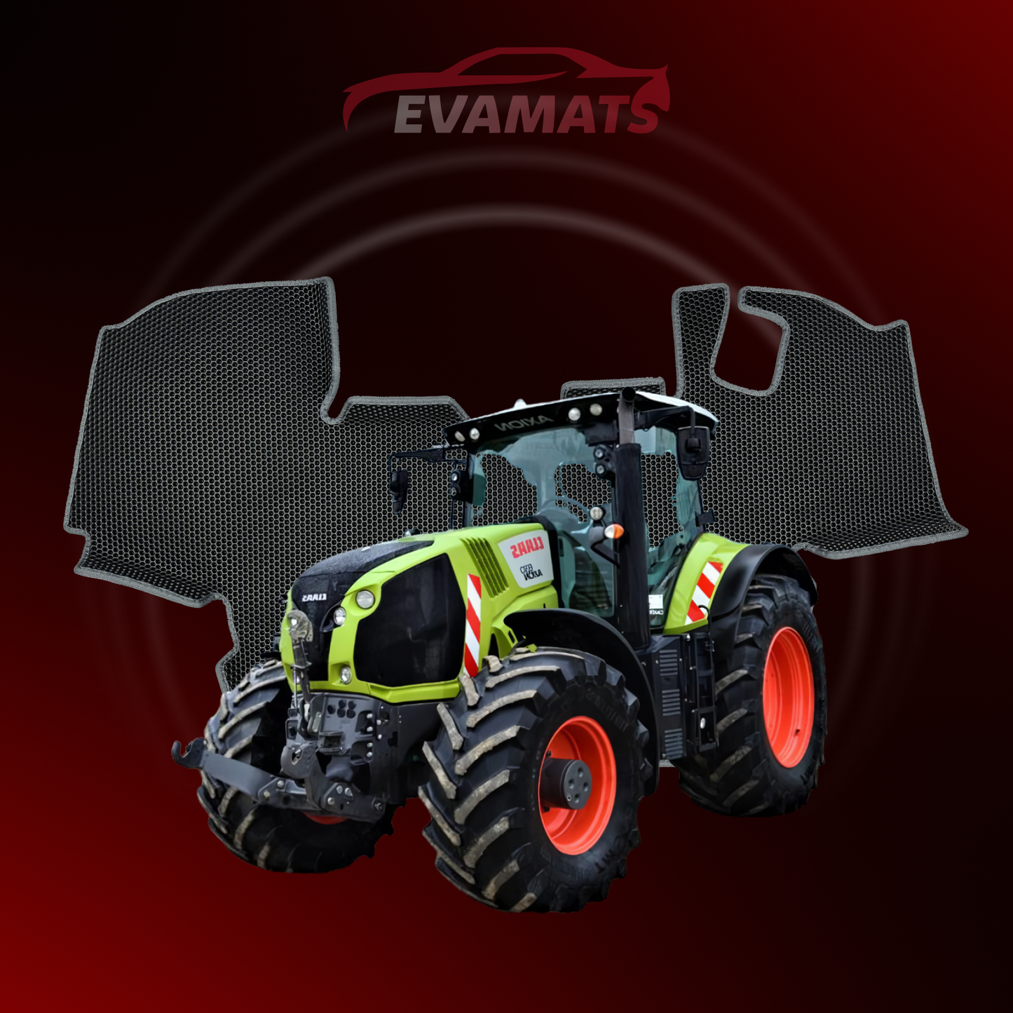 Dywaniki samochodowe EVAMATS do Claas Axion 830 1 gen 2013-2023 rok CIĄGNIK