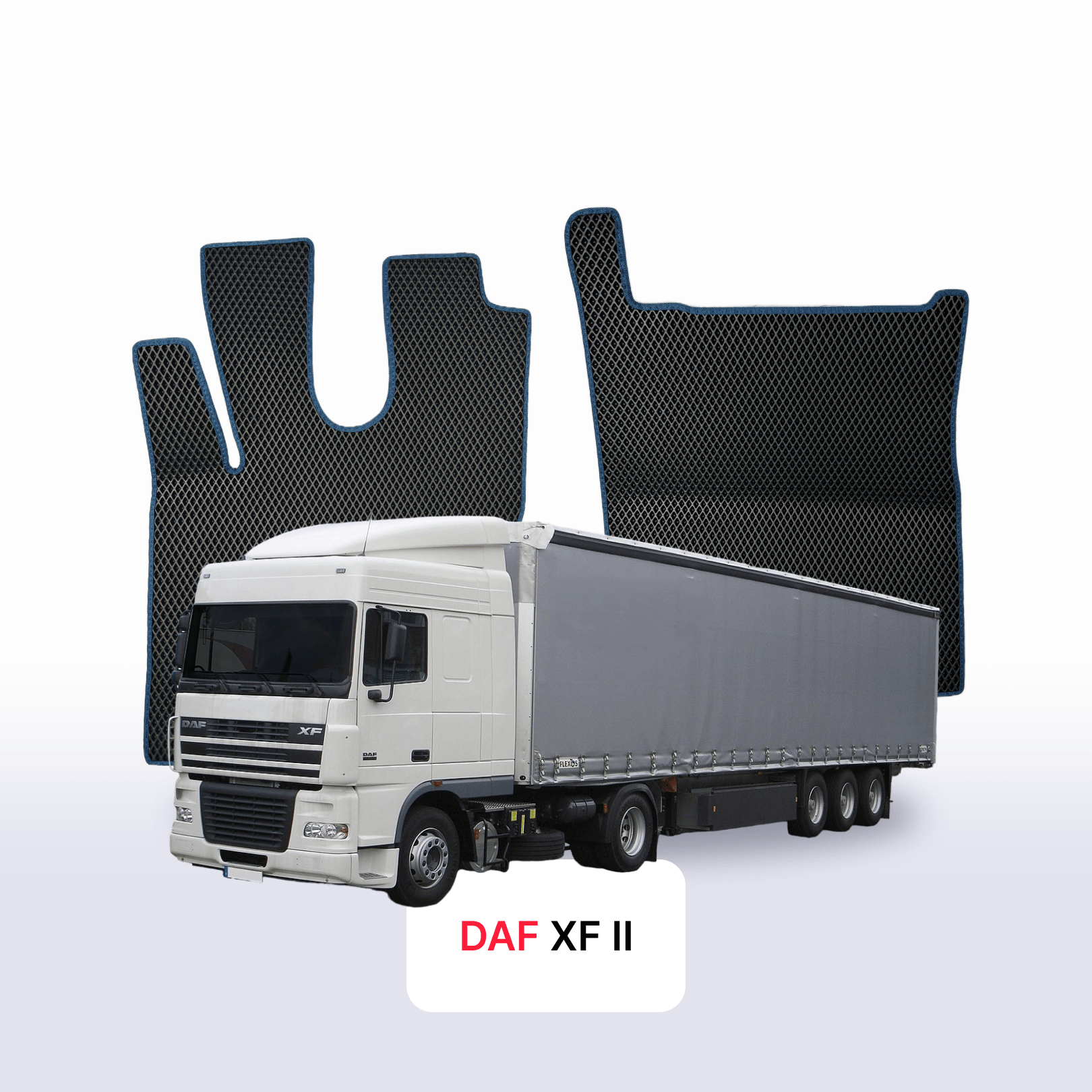 EVA Dywaniki samochodowe od EVA MATS 3D do DAF XF 2 gen 2002-2013 rok CIĄGNIK SIODŁOWY