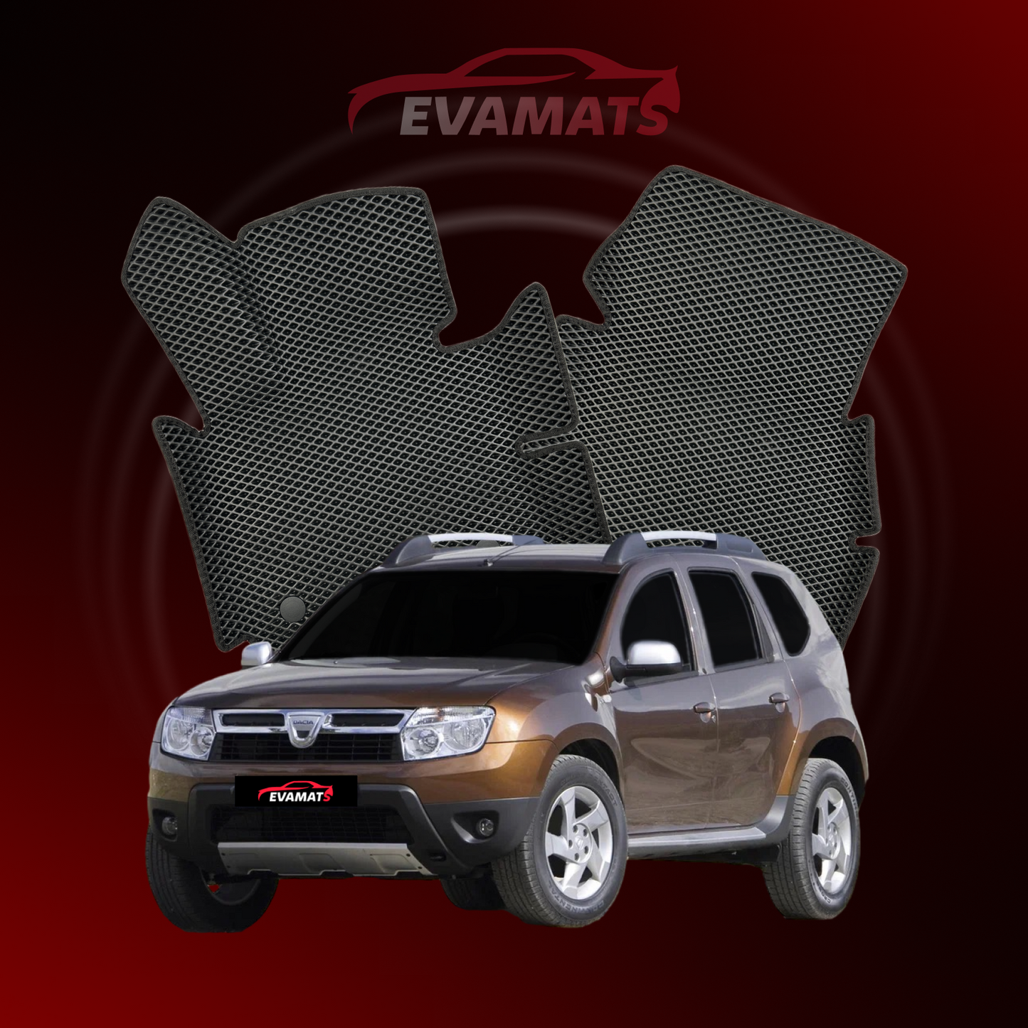 Dywaniki samochodowe EVAMATS do Dacia Duster 1 gen 2010-2017 rok SUV