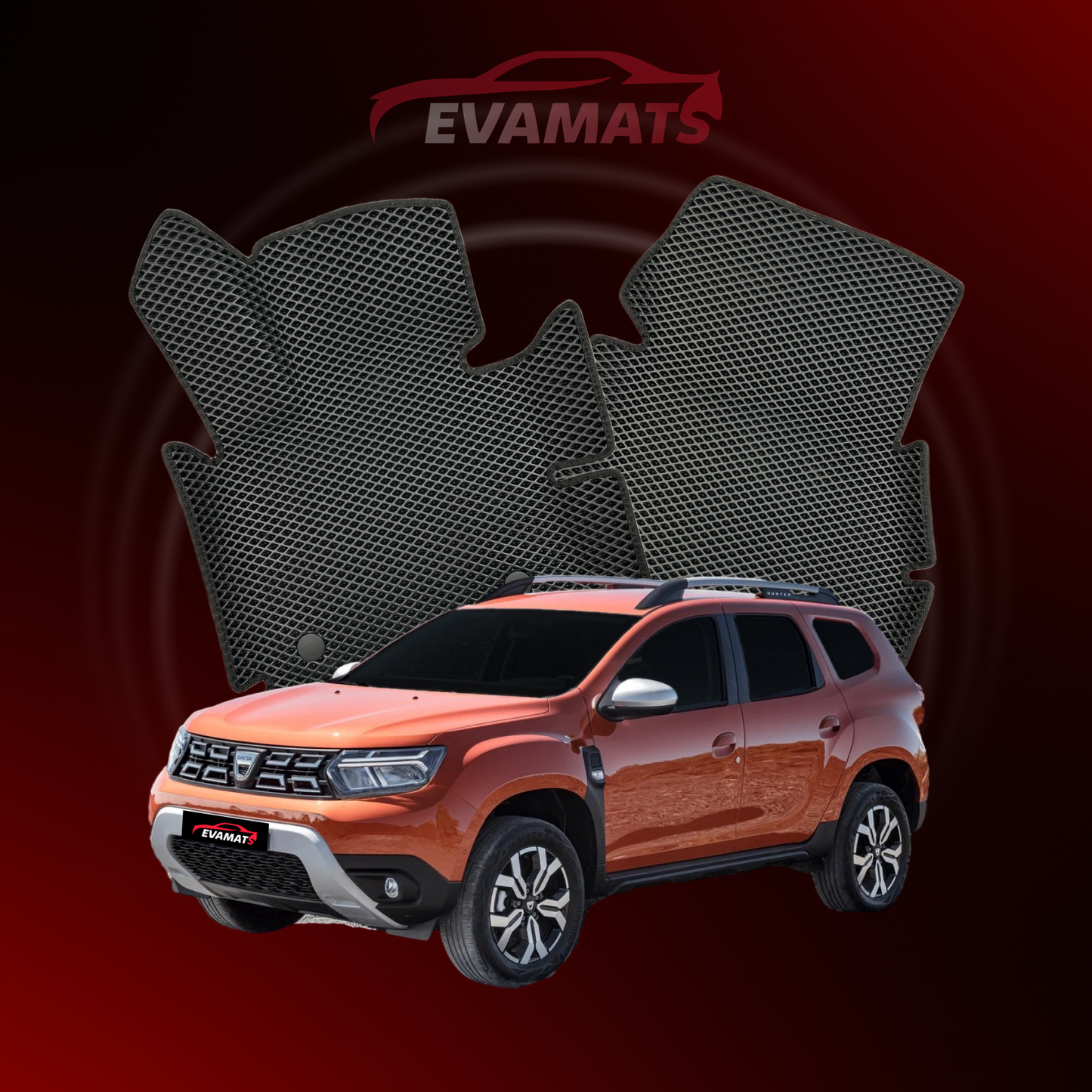 Коврики EVAMATS для внедорожника Dacia Duster 2 поколения 2017-2023 гг.