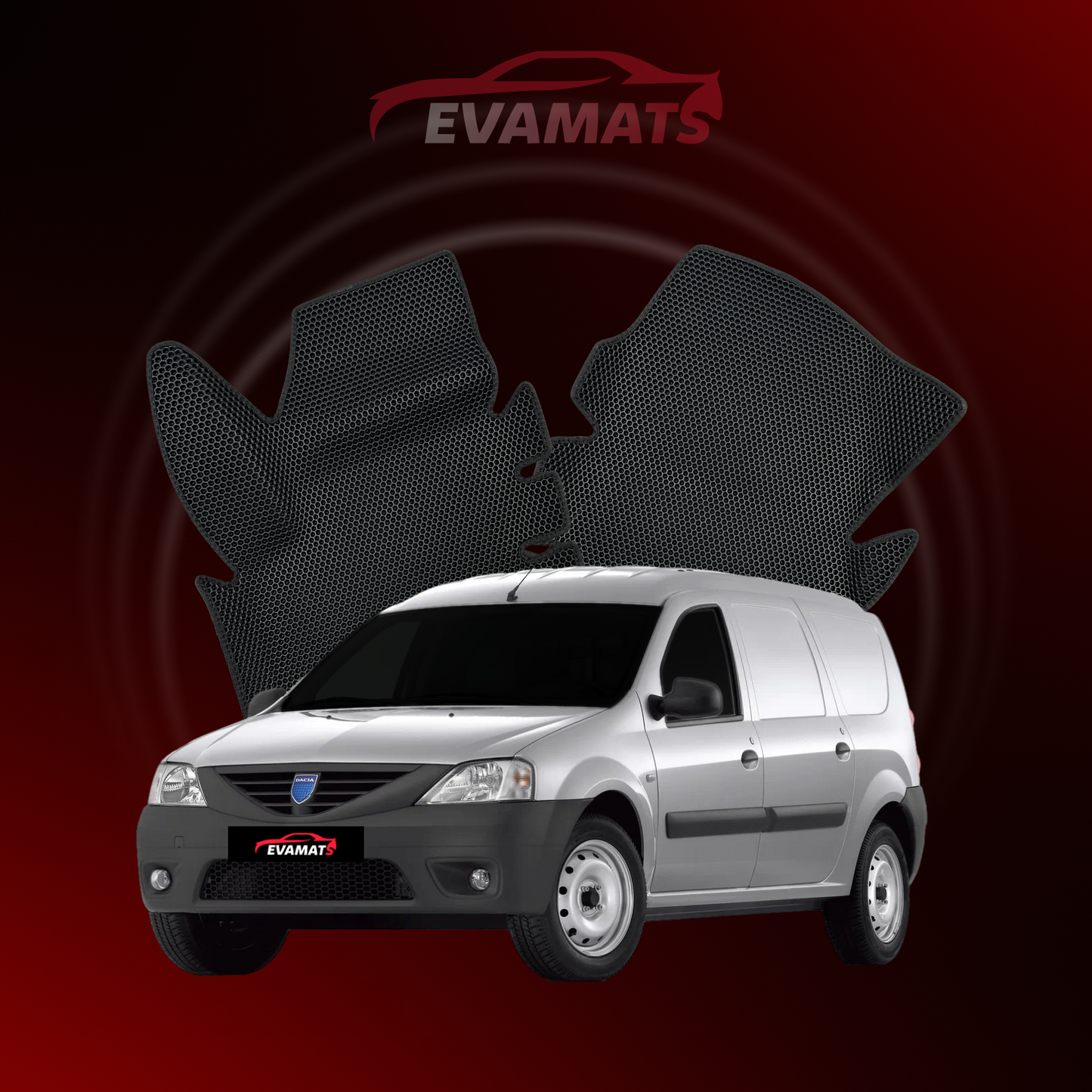 Dywaniki samochodowe EVAMATS do Dacia Logan 1 gen 2004-2012 rok VAN