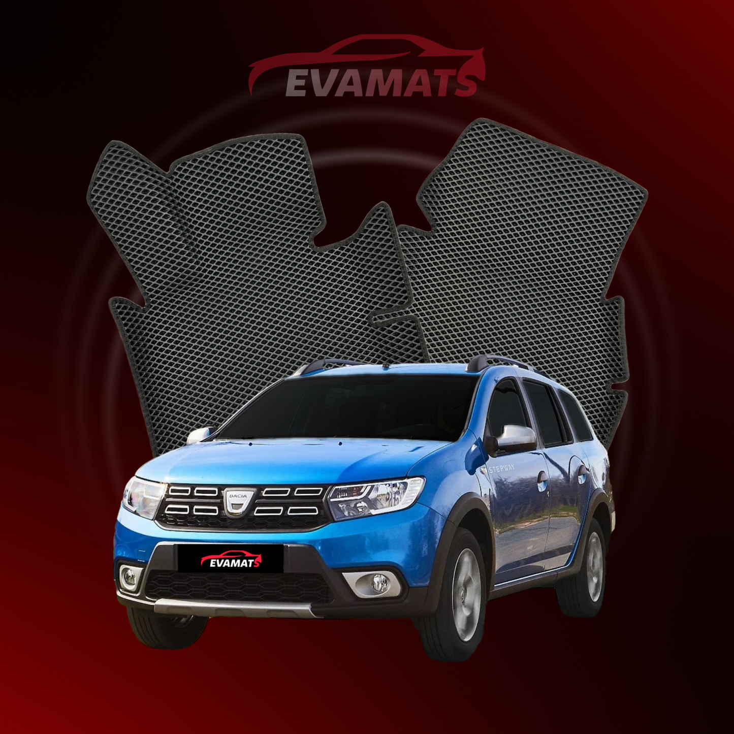 Автоковрики EVAMATS для Dacia Logan Stepway(MCV) 2 покоління 2016-2020 р. KOMBI