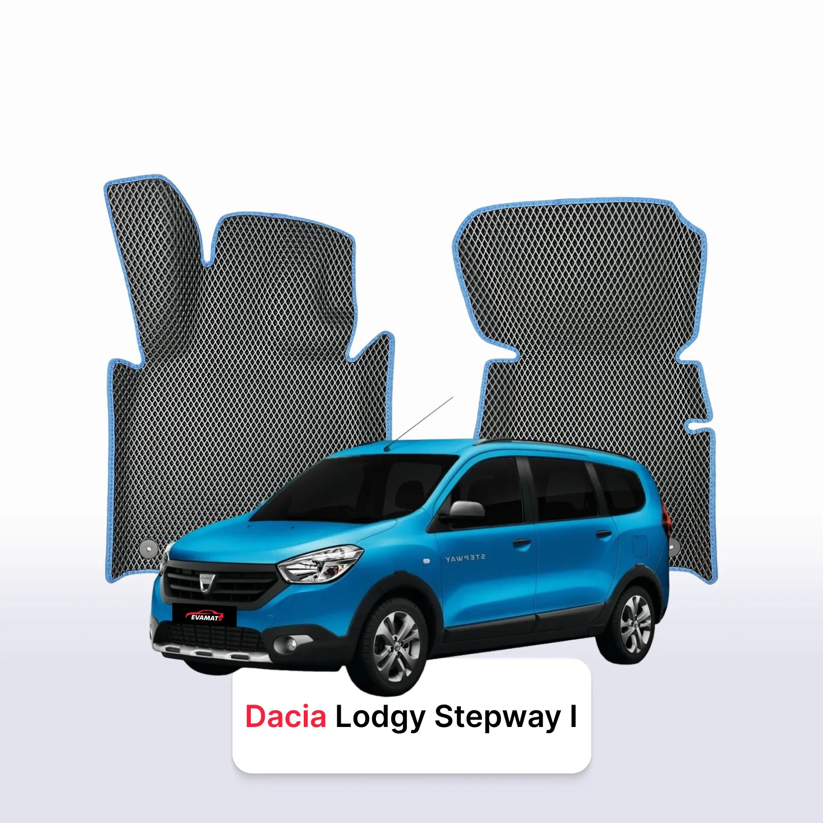 Коврики EVAMATS для Dacia Lodgy Stepway 1-го поколения 2012-2023 года МИНИВЭН