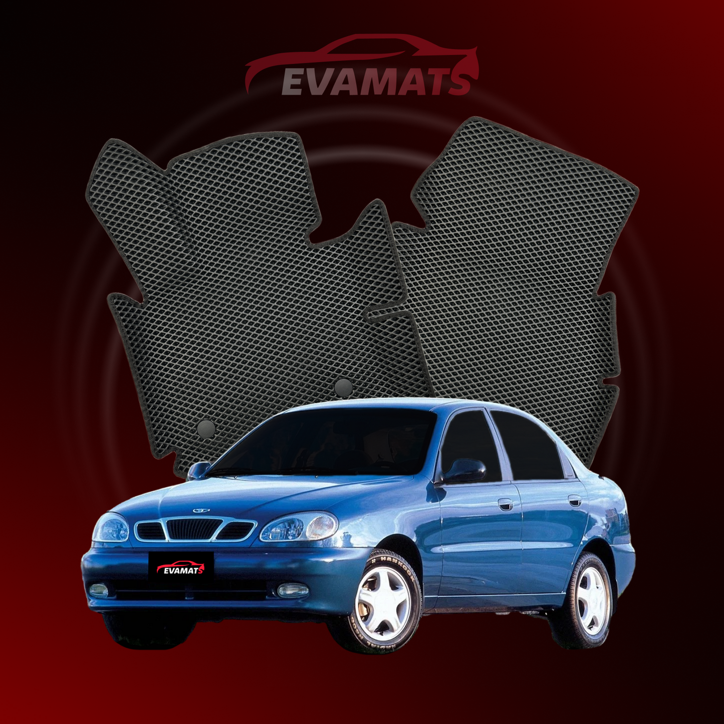 Dywaniki samochodowe EVAMATS do Daewoo Lanos 1 gen 1997-2008 rok SEDAN