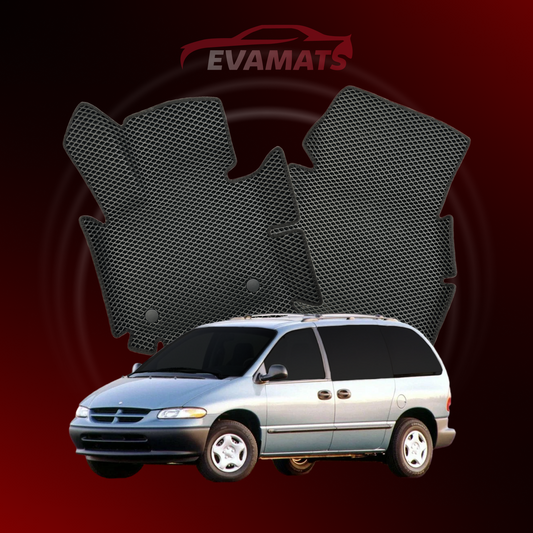 Dywaniki samochodowe EVAMATS do Dodge Caravan 3 gen 1995-2000 rok MINIVAN