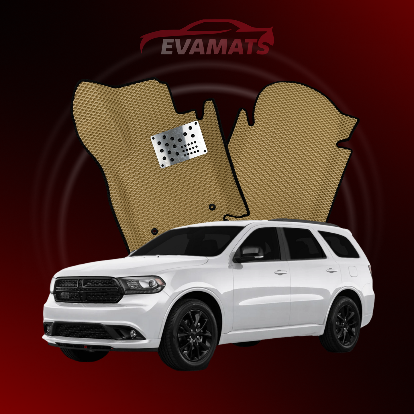 Автоковрики EVAMATS для позашляховика Dodge Durango 3 покоління 2010-2025