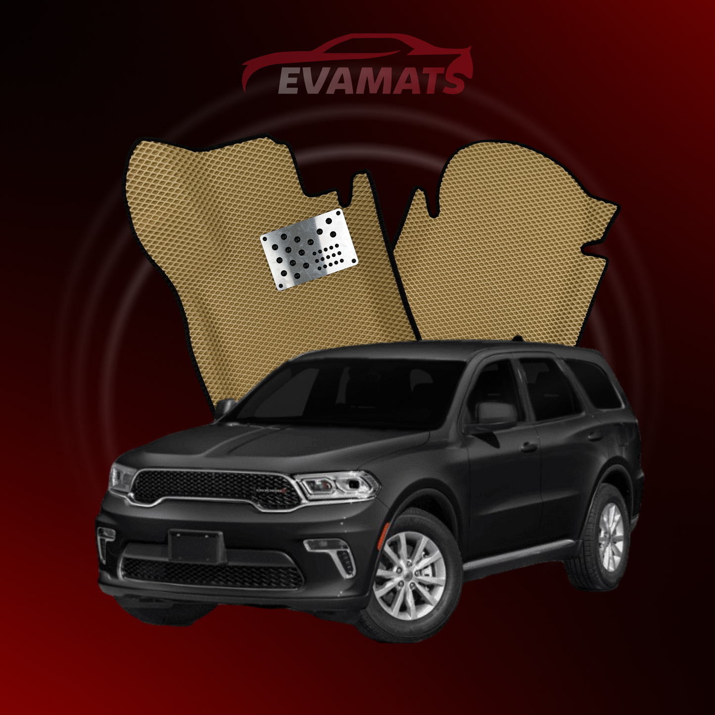 Коврики EVAMATS для внедорожника Dodge Durango(SRT) 3 gen 2013-2025 гг.