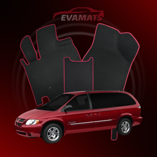 Dywaniki samochodowe EVAMATS do Dodge Grand Caravan 4 gen 2000-2007 rok MINIVAN