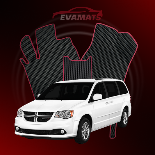 Dywaniki samochodowe EVAMATS do Dodge Grand Caravan 5 gen 2007-2020 rok MINIVAN