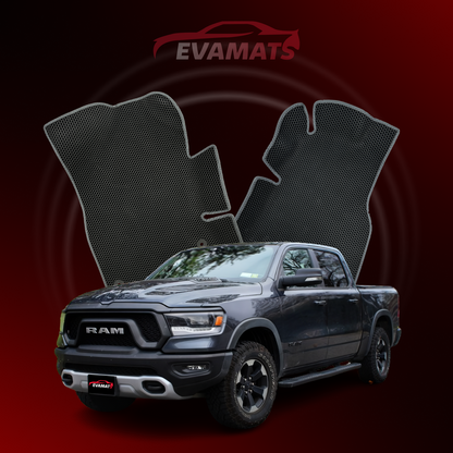 Коврики в салон EVAMATS для Dodge RAM 5 gen 2019-2024 года PICK-UP с двойной кабиной