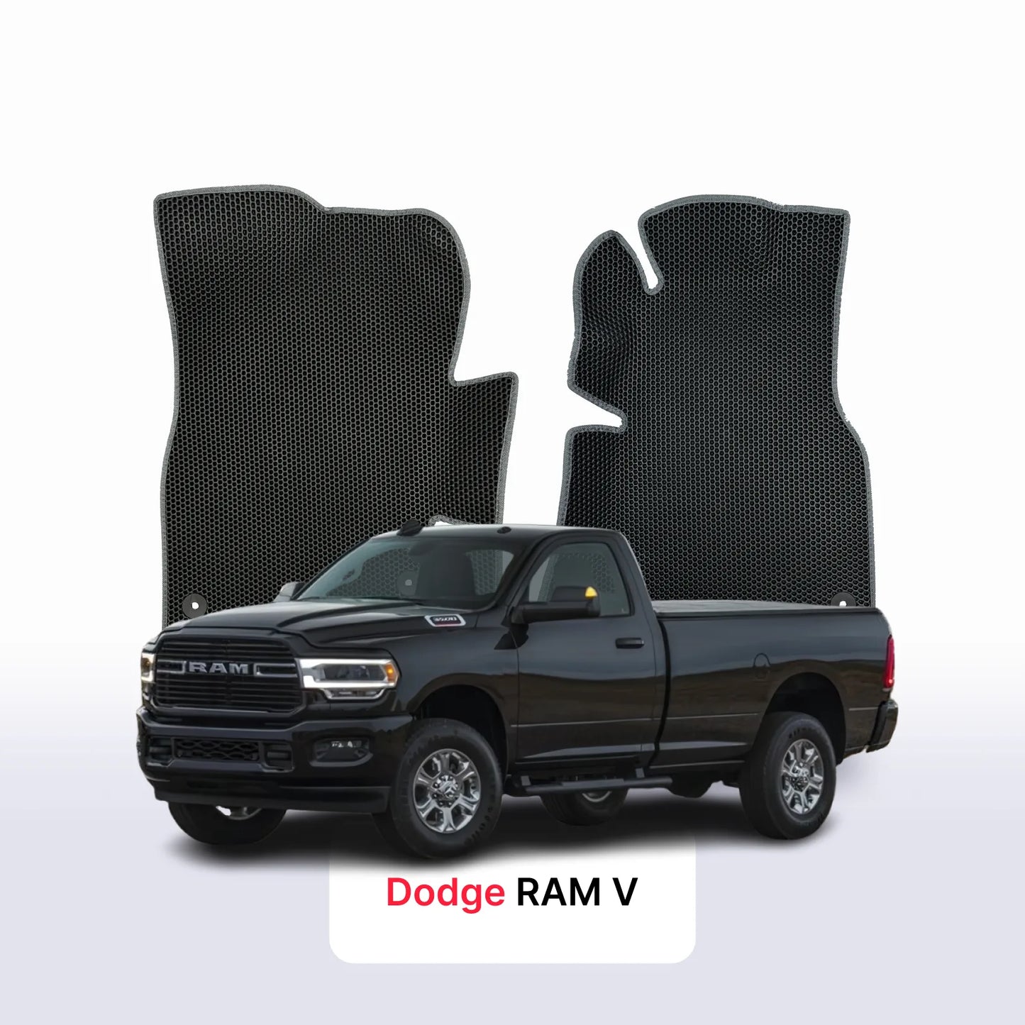EVA Dywaniki samochodowe od EVA MATS 3D do Dodge RAM 5 gen 2019-2026 rok PICK-UP poedyncza kabina