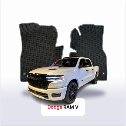 Custom-Fit 3D EVA Car Mats for Dodge RAM facelift V gen 2024–2028 year Pickup double cab