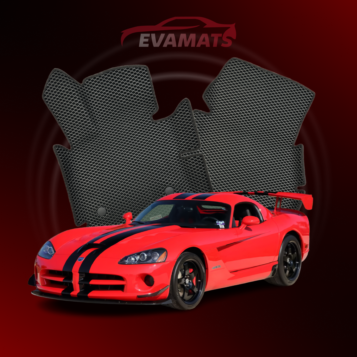 Dywaniki samochodowe EVAMATS do Dodge Viper 4 gen 2007-2010 rok COUPE