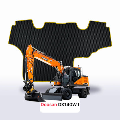 EVA Dywaniki samochodowe od EVA MATS 3D do Doosan DX140W 1 gen 2009-2024 rok KOPARKA
