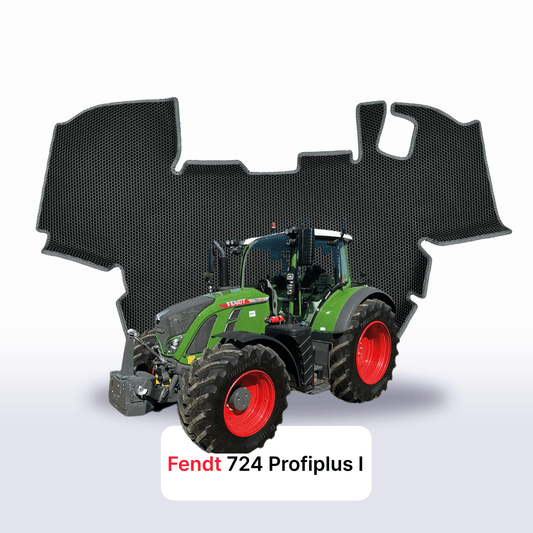Автоковрики EVAMATS для Fendt 724 Profiplus 1-го поколения 2015-2021 года ТРАКТОР