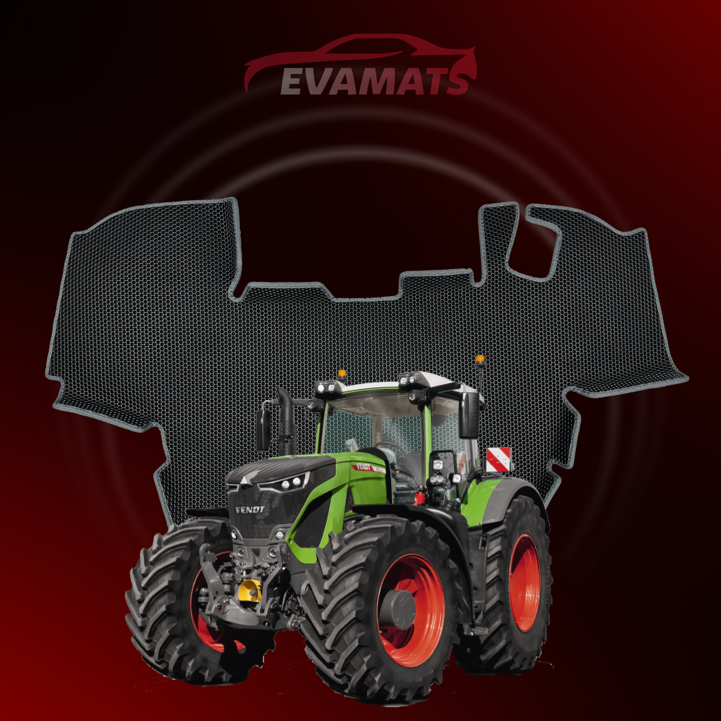 Dywaniki samochodowe 3D EVAMATS do Fendt 942 Profi Plus 2019-2025 rok CIĄGNIK