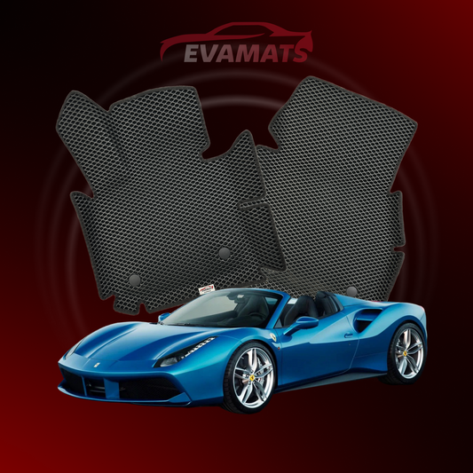 Dywaniki samochodowe EVAMATS do Ferrari 488 (Spider) 1 gen 2015-2019 rok ROADSTER