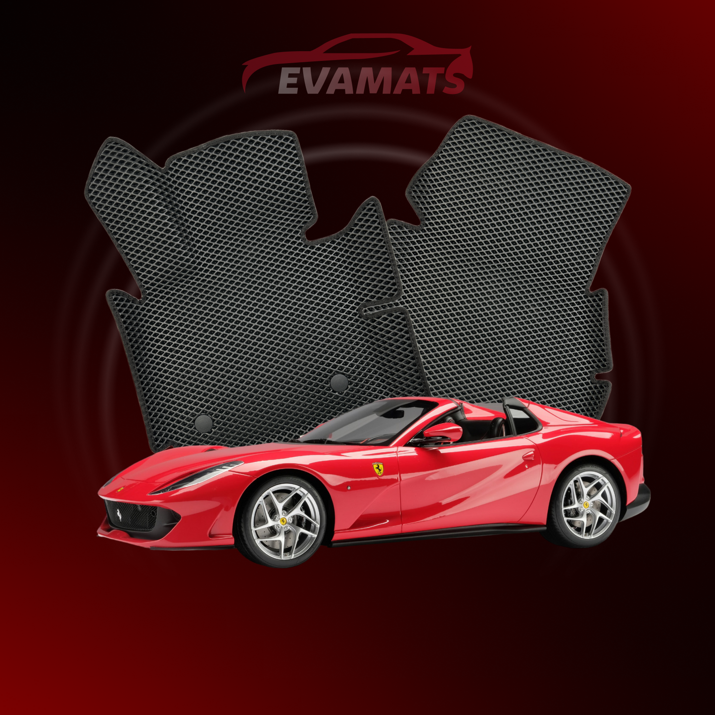 Коврики EVAMATS для Ferrari 812 (GTS) 1-го поколения 2017-2024 года выпуска ROADSTER