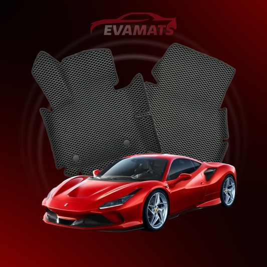 Dywaniki samochodowe EVAMATS do Ferrari F8 (Tributo) 1 gen 2019-2023 rok COUPE