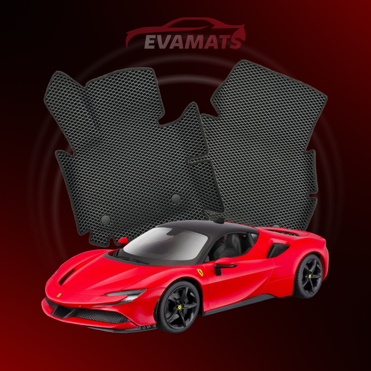 Dywaniki samochodowe EVAMATS do Ferrari SF90 Stradale 1 gen 2019-2023 rok Hybryda COUPE