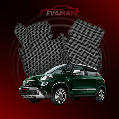 Коврики EVAMATS для Fiat 500L(Cross) 1-го поколения 2017-2025 г.в. МИНИВЭН