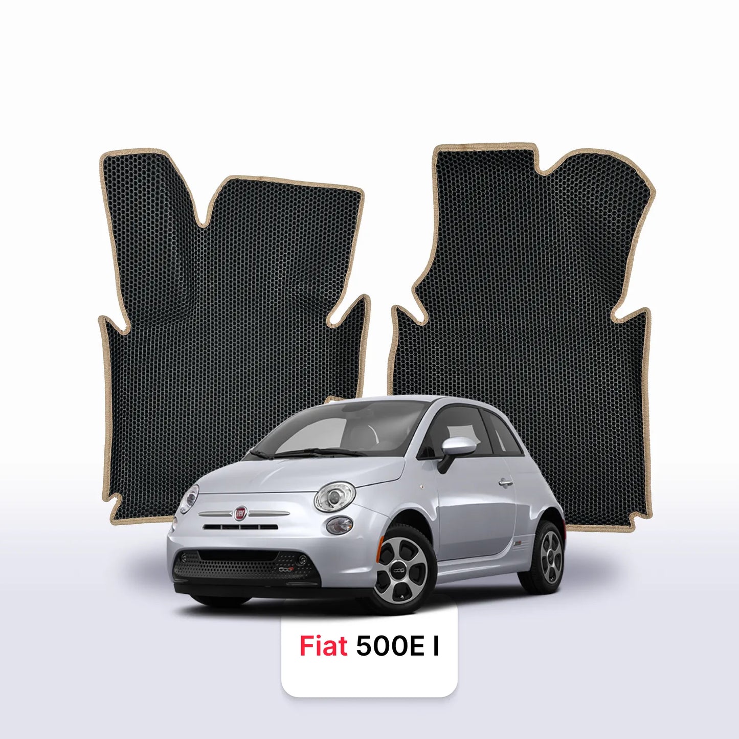 Коврики в салон EVAMATS для Fiat 500 3 поколения 2020-2025 года выпуска Electro HATCHBACK 3 двери