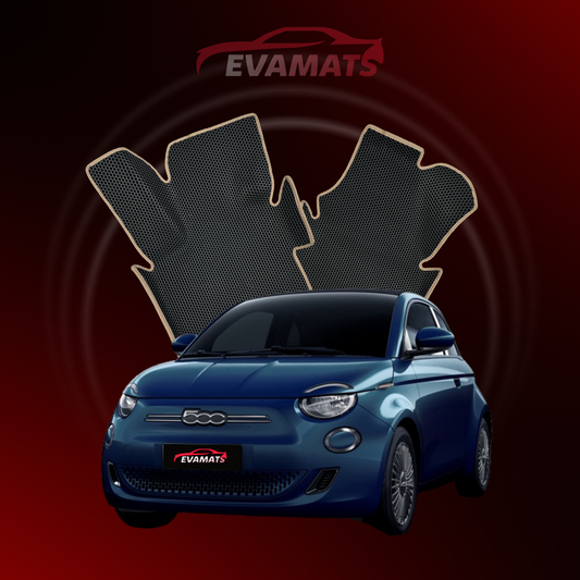 Коврики в салон EVAMATS для Fiat 500 3 поколения 2020-2025 года выпуска Electro HATCHBACK 3 двери