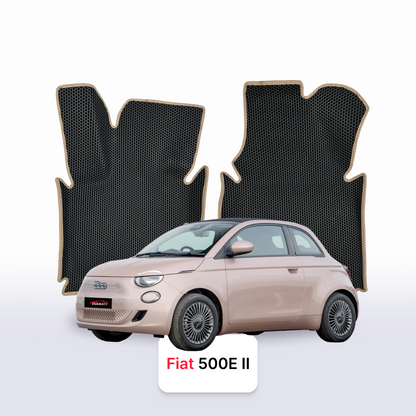 Коврики в салон EVAMATS для Fiat 500 3 поколения 2020-2025 года выпуска Electro HATCHBACK 3-дверный КАБРИОЛЕТ