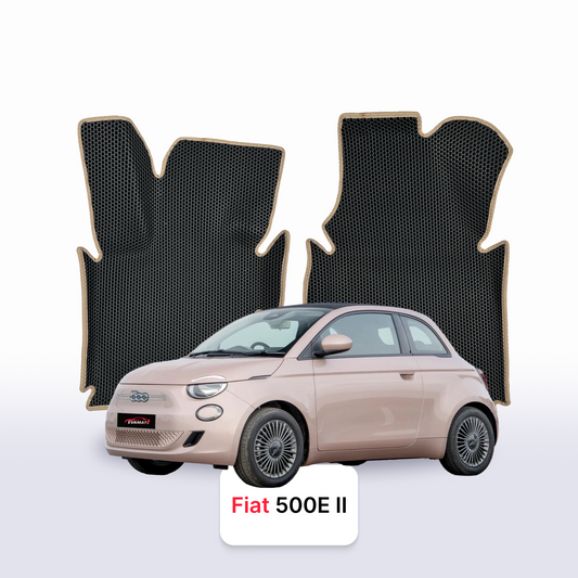 Коврики в салон EVAMATS для Fiat 500 3 поколения 2020-2025 года выпуска Electro HATCHBACK 3-дверный КАБРИОЛЕТ