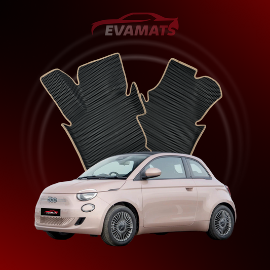 Коврики в салон EVAMATS для Fiat 500 3 поколения 2020-2025 года выпуска Electro HATCHBACK 3-дверный КАБРИОЛЕТ