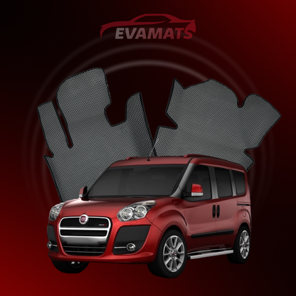 Коврики EVAMATS для Fiat Doblo 2 поколения 2009-2015 года выпуска Maxi МИНИВЭН