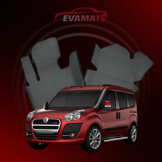 Dywaniki samochodowe EVAMATS do Fiat Doblo 2 gen 2009-2015 rok Maxi MINIVAN