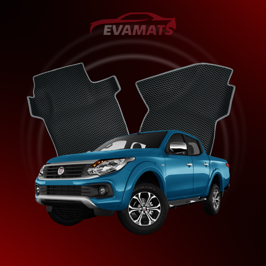 Коврики EVAMATS для Fiat Fullback 1st gen 2016-2020 года выпуска PICK-UP с двойной кабиной