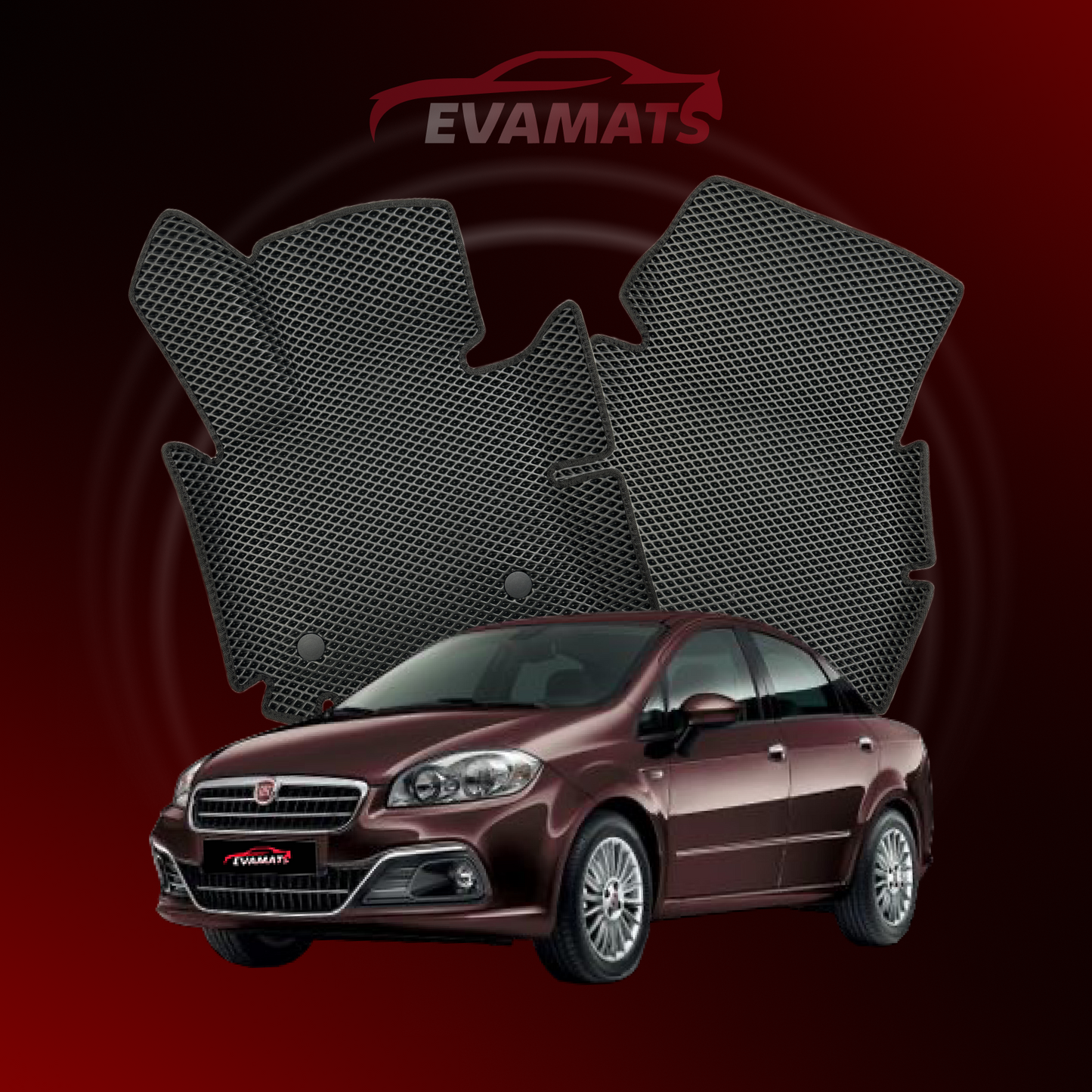 Коврики EVAMATS для Fiat Linea 1st gen 2006-2018 SEDAN