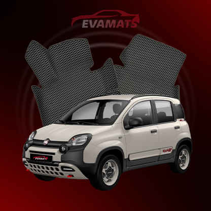 Коврики EVAMATS для Fiat Panda(Cross) 3 поколения 2011-2025 года ХЭТЧБЕК 5 дверей