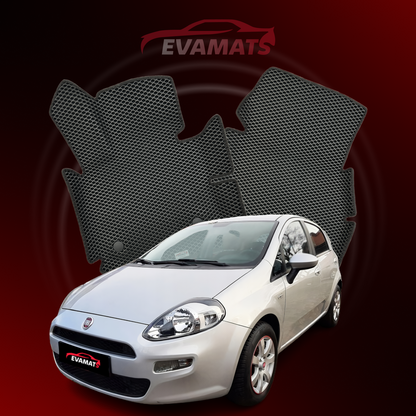 Коврики EVAMATS для Fiat Punto Evo 1-го поколения 2005-2012 года выпуска ХЭТЧБЕК 5 дверей