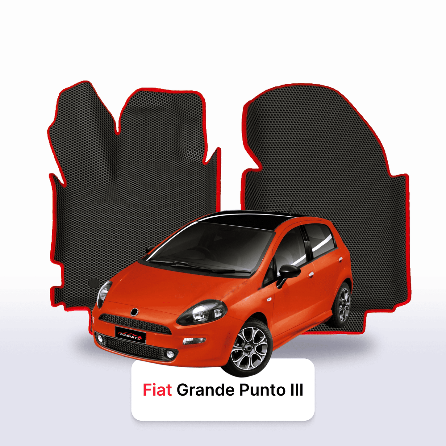 EVA Dywaniki samochodowe od EVA MATS 3D do Fiat Grande Punto 3 gen 2005-2012 rok Hatchback 5 drzwi BENZYNA