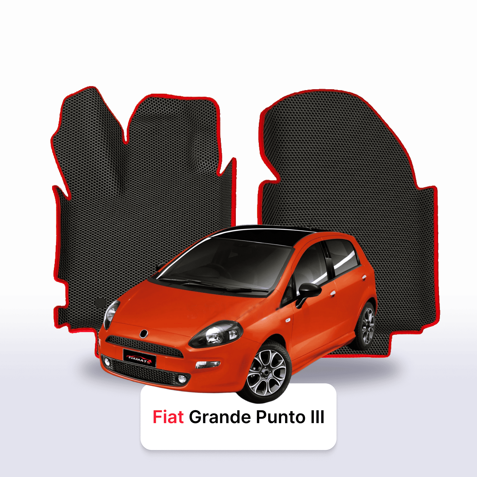 EVA Dywaniki samochodowe od EVA MATS 3D do Fiat Grande Punto 3 gen 2005-2012 rok Hatchback 5 drzwi BENZYNA