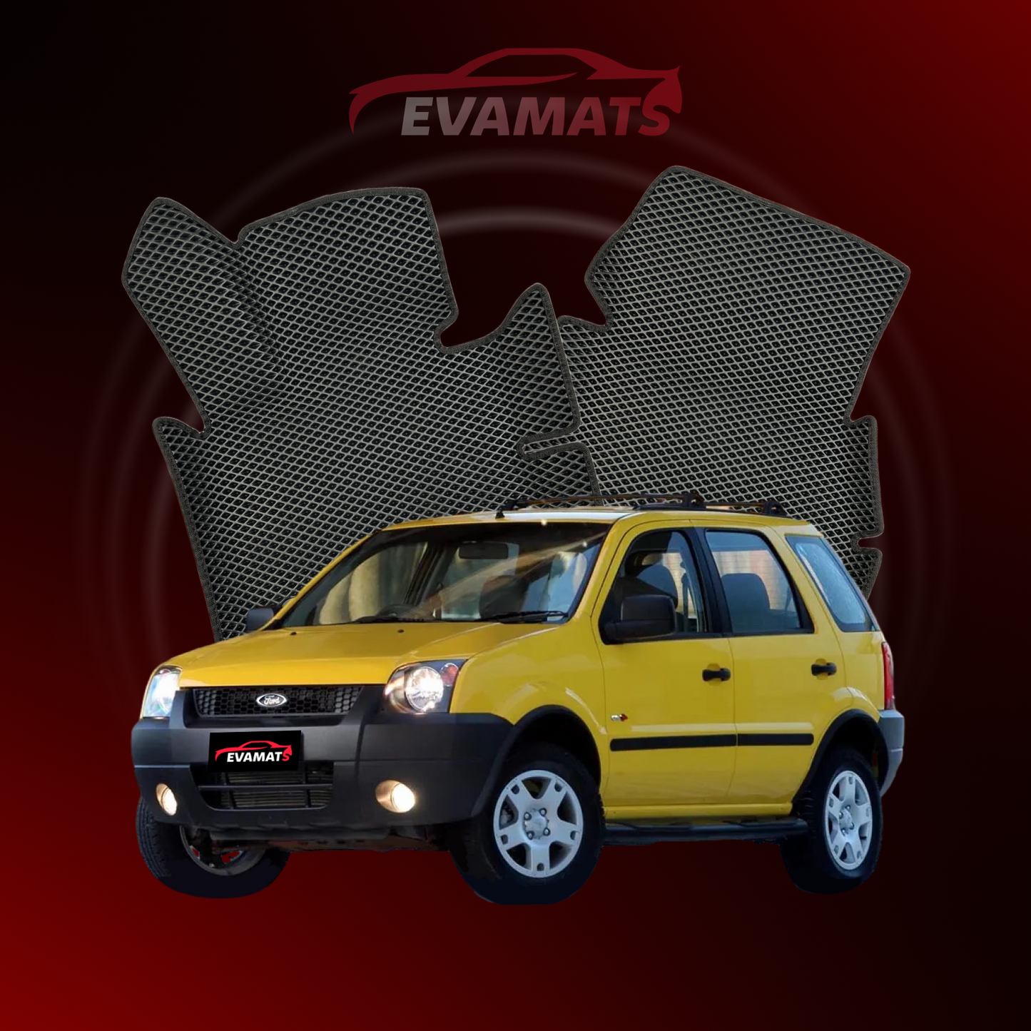 Автоковрики EVAMATS для позашляховика Ford EcoSport 1 покоління 2003-2012