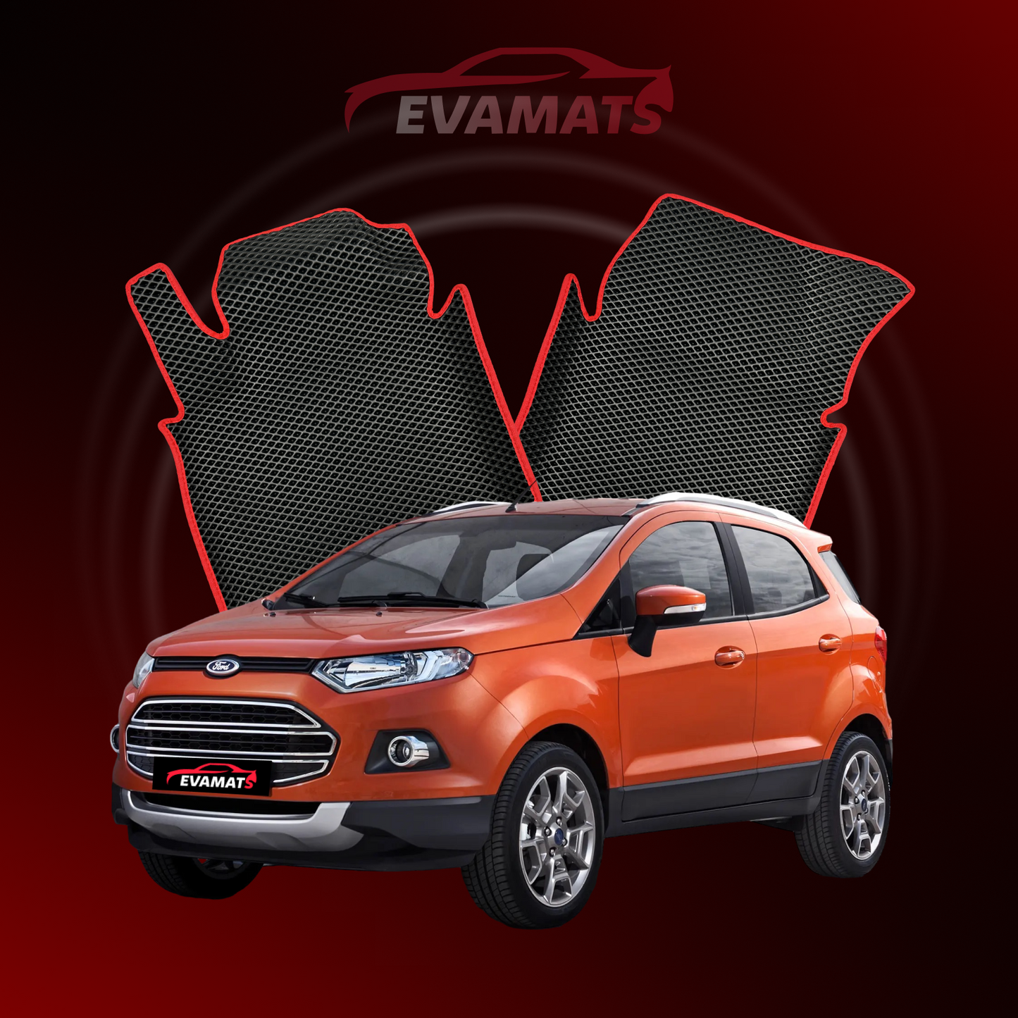 Dywaniki samochodowe EVAMATS do Ford EcoSport 2 gen 2012-2023 rok SUV