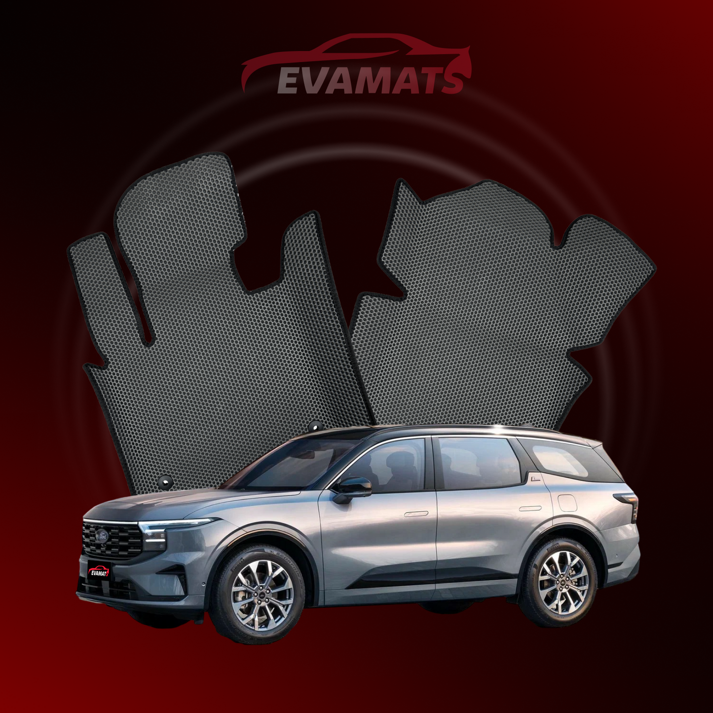 Коврики EVAMATS для внедорожника Ford Edge L 3 поколения 2023-2025 гг.