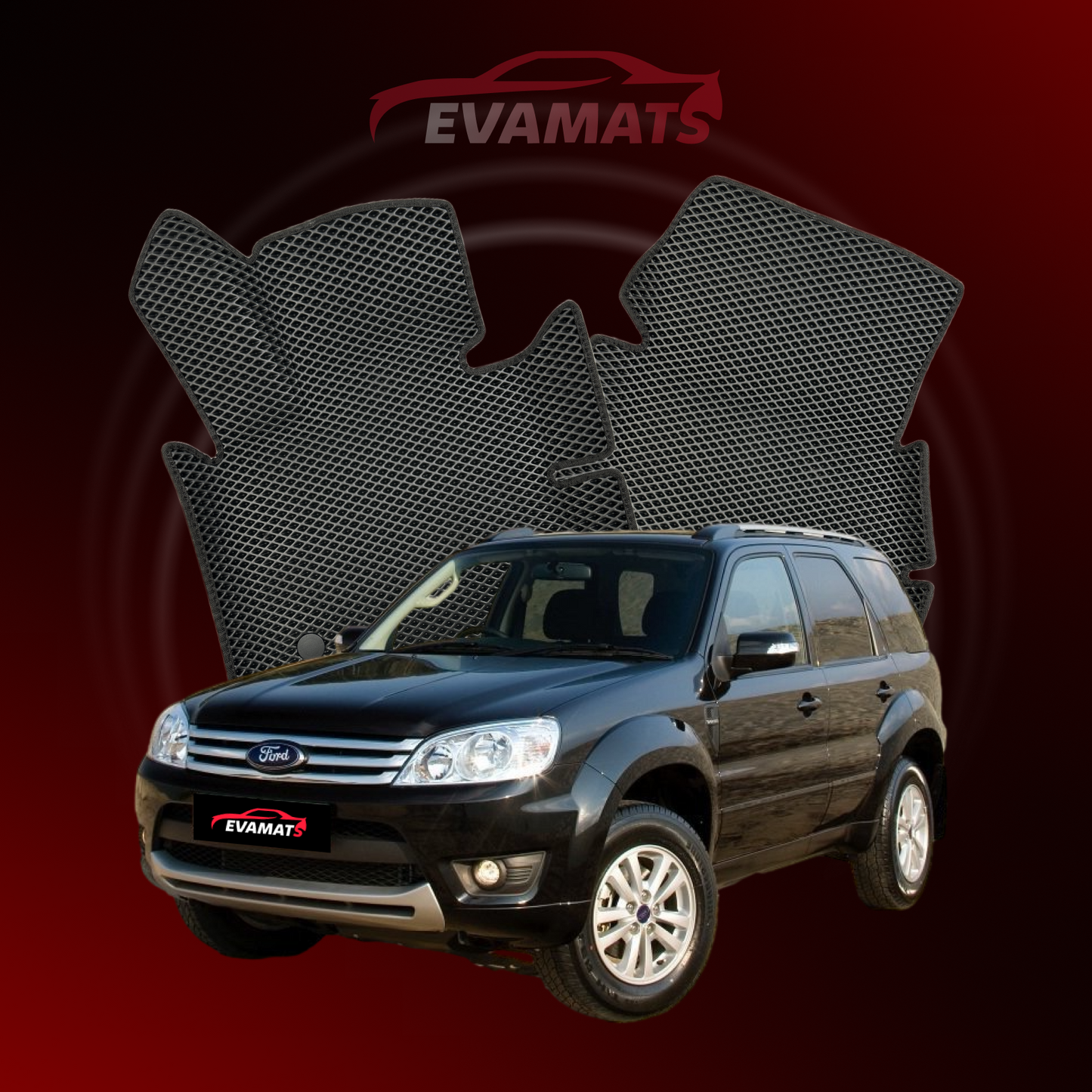 Автоковрики EVAMATS для позашляховика Ford Escape 1 покоління 2000-2012