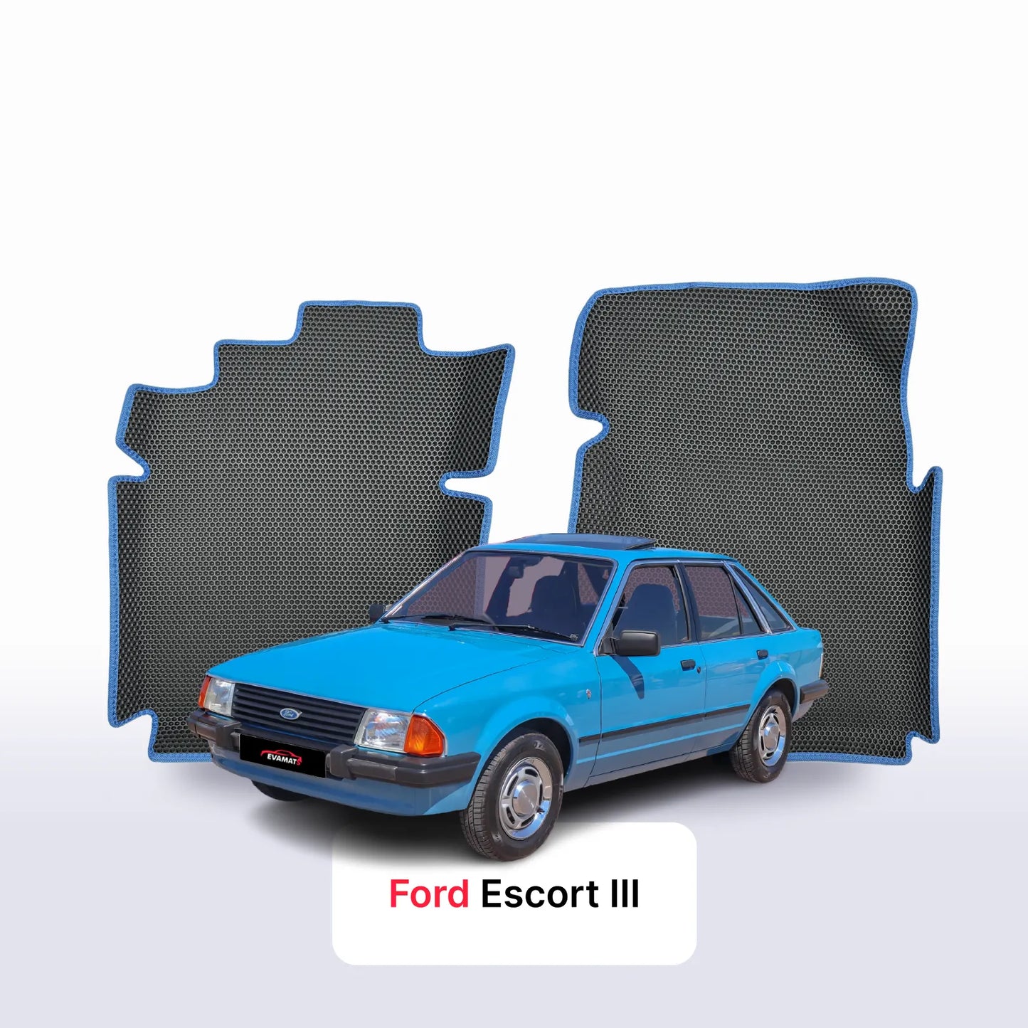 EVA Dywaniki samochodowe od EVA MATS 3D do Ford Escort 3 gen 1980-1986 rok LIFTBACK 5 drzwi