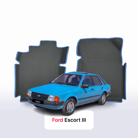 EVA Dywaniki samochodowe od EVA MATS 3D do Ford Escort 3 gen 1980-1986 rok LIFTBACK 5 drzwi